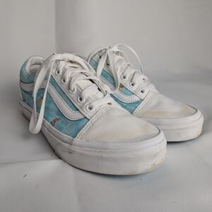 VANS Sponge Bob Square Pants Women Shoes Size 6.5 Colorful Special Edition